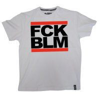T-Shirt "FCK BLM" weiß (Premium)
