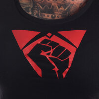 T-Shirt Fist schwarz Girly