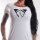 T-Shirt Fist wei&szlig; Girly