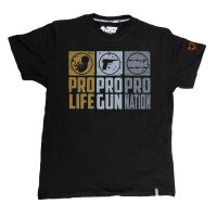 T-Shirt "PPP" schwarz