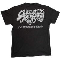 T-SHIRT &quot;NO WHITE FLAGS&quot; schwarz