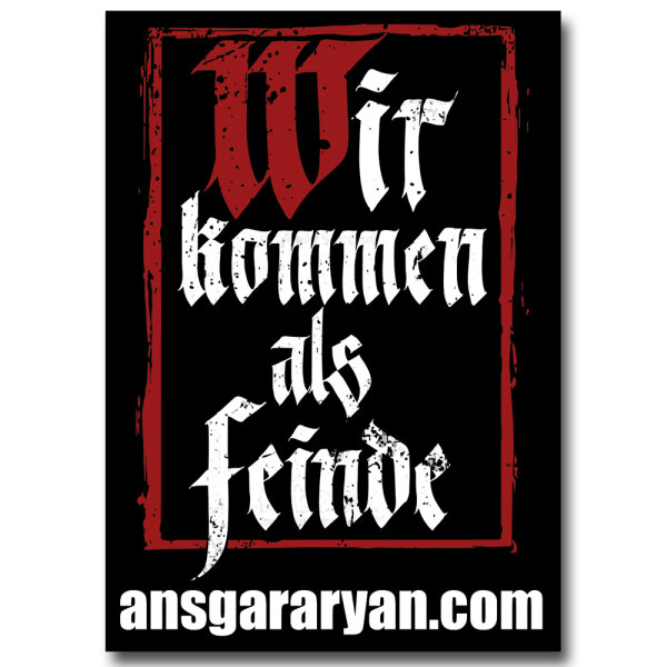Aufkleber "Feinde" (50 Stück)