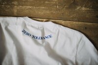 ZERO TOLERANCE. WHITE-BLUE.