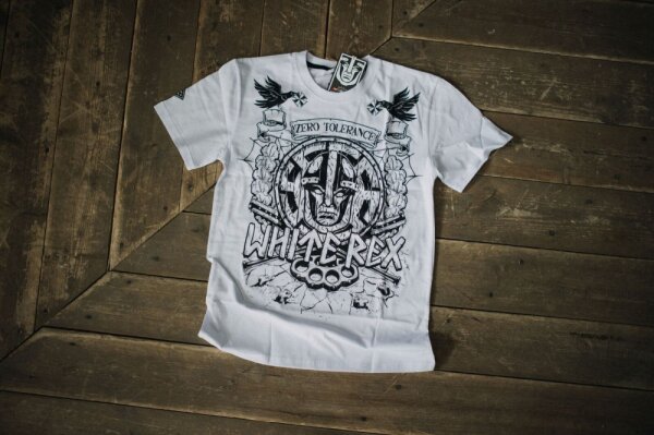 ZERO TOLERANCE. WHITE-BLACK.