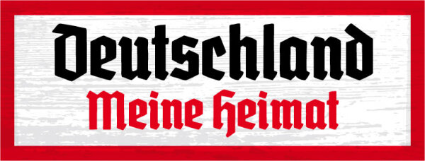 Blechschild - Heimat4