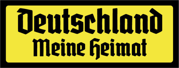 Blechschild - Heimat6