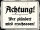 Blechschild - Pl&uuml;nderer2