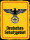 Blechschild - Adler D Schutzgebiet