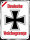 Blechschild - EK Reichtsgrenze