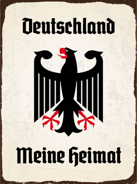 Blechschild - Adler Mein Heimat