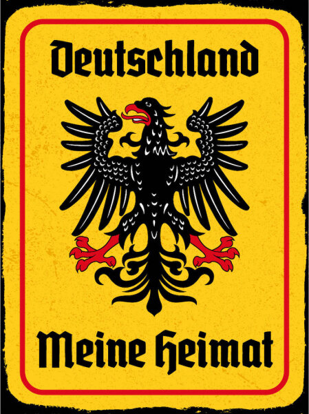 Blechschild - Adler Mein Heimat