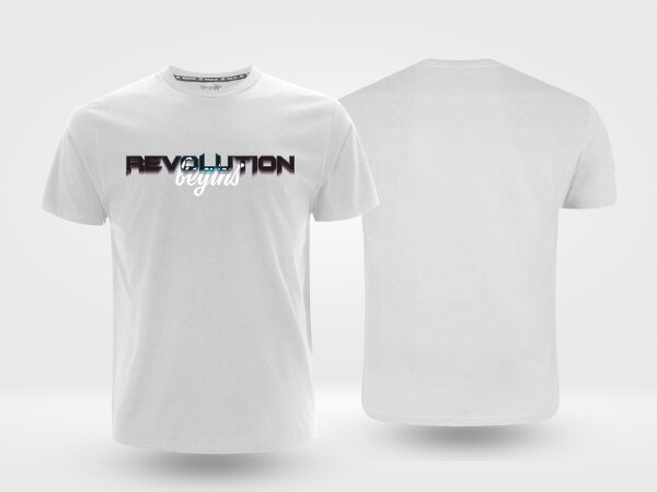 Revolution begins weiß TS