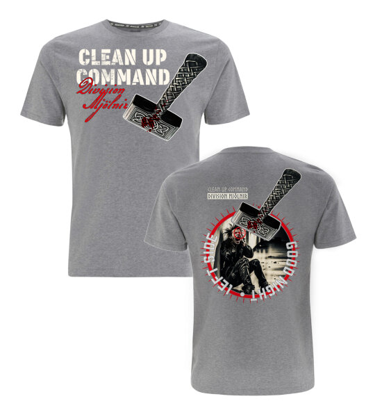 Clean up Command Division Mjolnier grau melangeTS