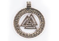 Anhänger Valknut Futhark (Bronze)