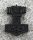 Wikinger Schmuck Anh&auml;nger ZANE 4.4 cm Schwarzer Thorshammer Handarbeit Holz