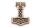 Schmuck Anh&auml;nger MJ&Ouml;LNAR 3.2 cm Thorshammer Vikings Wikinger-Schmuck Bronze