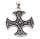 Schmuck Anh&auml;nger CELTIC CROSS &Oslash; 2.9 cm Bronze