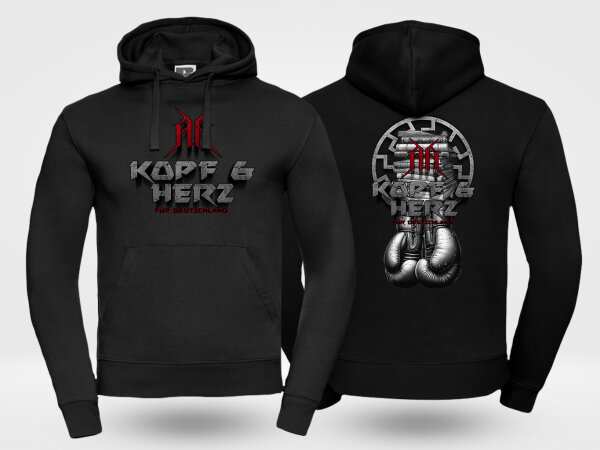 Kopf & Herz schwarz HO
