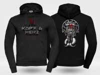 Kopf & Herz schwarz HO