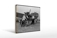 Holzschild 12x18cm Historisch Luftwaffe Bomber Dornier Do...