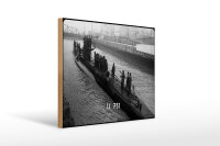 Holzschild 12x18cm Historisch Deutsche Marine U-Boot U 751