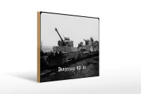 Holzschild 12x18cm Historisch Panzerzug BP 44 Deutschland