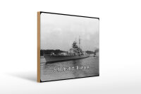 Holzschild 12x18cm Historisch Deutsche Marine...