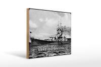 Holzschild 12x18cm Historisch Deutsche Marine...