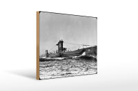 Holzschild 12x18cm Historisch Deutsche Marine U-Boot U 36...