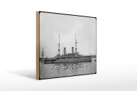 Holzschild 30x40cm Kaiserliche Marine Linienschiff SMS...