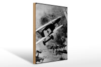 Holzschild 30x40cm Luftkampf Deutscher und englischer...