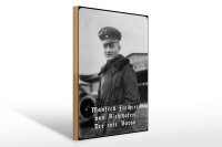 Holzschild 30x40cm Manfred Freiherr von Richthofen Der...