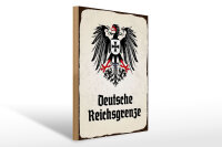 Holzschild - Adler D. Reichsgrenze