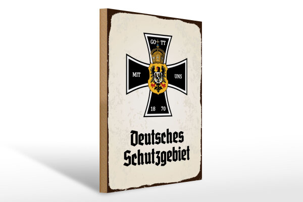 Holzschild - EK D Schutzgebiet
