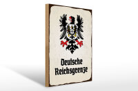 Holzschild - Adler D. Reichsgrenze