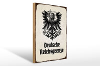 Holzschild - Adler D. Reichsgrenze