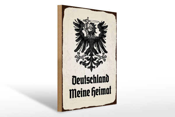 Holzschild - Adler Heimat