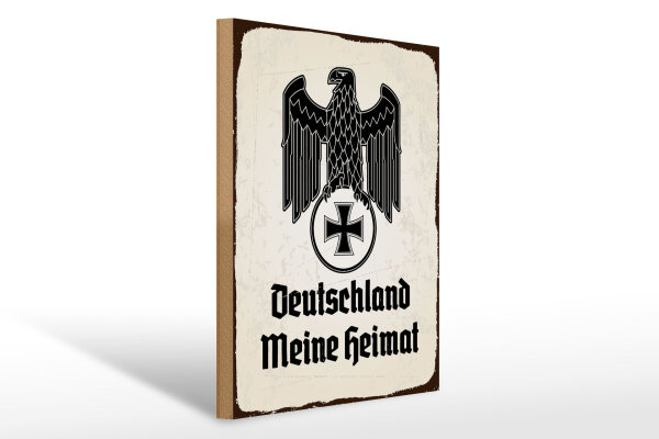 Holzschild - Adler Heimat
