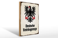 Holzschild - Adler D. Reichsgrenze