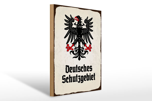 Holzschild - Adler D Schutzgebiet