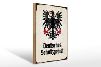 Holzschild - Adler D Schutzgebiet