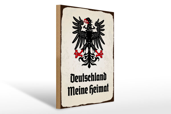 Holzschild - Adler Heimat