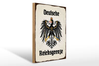 Holzschild - Adler D. Reichsgrenze