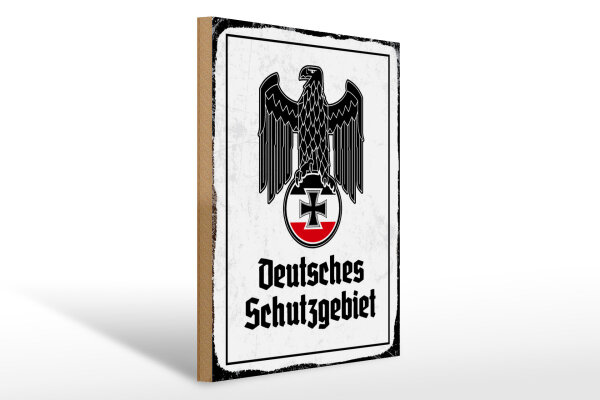 Holzschild - Adler D Schutzgebiet