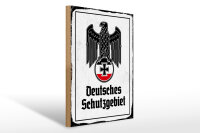 Holzschild - Adler D Schutzgebiet