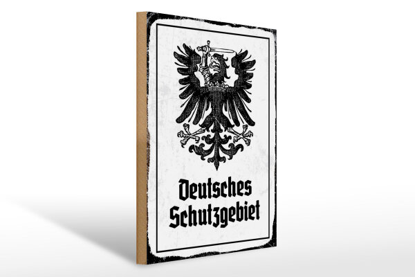 Holzschild - Adler D Schutzgebiet