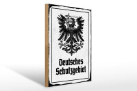 Holzschild - Adler D Schutzgebiet