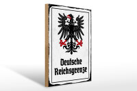 Holzschild - Adler D. Reichsgrenze