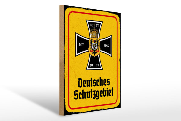 Holzschild - EK D Schutzgebiet