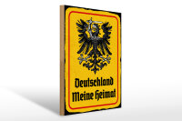 Holzschild - Adler Heimat